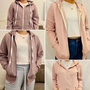 2 for 1 Baby Pink and Lavender Zipup Hoodies